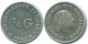 1/4 GULDEN 1962 NIEDERLÄNDISCHE ANTILLEN SILBER Koloniale Münze #NL11177.4.D.A - Antilles Néerlandaises