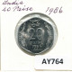 20 PAISE 1986 INDIA Coin #AY764.U.A - India