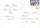 PÈRE NOËL ENFANT NOËL Fêtes Voeux Vintage Carte Postale CPSM #PAK349.A - Santa Claus