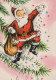 BABBO NATALE Natale Vintage Cartolina CPSM #PAJ655.A - Kerstman