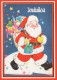 WEIHNACHTSMANN SANTA CLAUS WEIHNACHTSFERIEN Vintage Postkarte CPSM #PAJ526.A - Kerstman