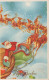 SANTA CLAUS CHRISTMAS Holidays Vintage Postcard CPSMPF #PAJ401.A - Kerstman