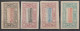 COTE DES SOMALIS - 1894 - YVERT N°6/9 * MH - COTE = 54 EUR. - Neufs