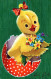 OSTERN HUHN EI Vintage Ansichtskarte Postkarte CPA #PKE445.A - Ostern