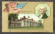 GEORGE WASHINGTON Portrait & House 1909 Patriotic By Winsch (h280) - Présidents