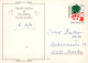 PAPÁ NOEL Feliz Año Navidad Vintage Tarjeta Postal CPSM #PAU532.A - Kerstman
