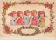 ANGEL Happy New Year Christmas Vintage Postcard CPSM #PAS754.A - Angels