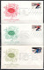 USA 1980 Olympic Games Lake Placid 9 Commemorative Covers Olympic Torch - Hiver 1980: Lake Placid