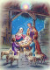 Vergine Maria Madonna Gesù Bambino Natale Religione Vintage Cartolina CPSM #PBB804.A - Vierge Marie & Madones