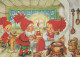 BABBO NATALE Buon Anno Natale GNOME Vintage Cartolina CPSM #PBA918.A - Santa Claus