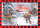 BABBO NATALE Buon Anno Natale GNOME Vintage Cartolina CPSM #PBA728.A - Santa Claus