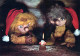 BABBO NATALE Buon Anno Natale GNOME Vintage Cartolina CPSM #PAY566.A - Santa Claus