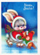 Feliz Año Navidad CONEJO Vintage Tarjeta Postal CPSM #PAV088.A - Neujahr