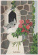 GATO GATITO Animales Vintage Tarjeta Postal CPSM #PBR035.A - Chats