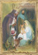 Vierge Marie Madone Bébé JÉSUS Noël Religion Vintage Carte Postale CPSM #PBP715.A - Maagd Maria En Madonnas