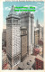 R420500 New York City. Bankers Trust And Equitable Building. American Studio - World
