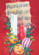 Feliz Año Navidad VELA Vintage Tarjeta Postal CPSM #PBN996.A - Neujahr