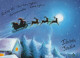 PÈRE NOËL Bonne Année Noël GNOME Vintage Carte Postale CPSM #PBM032.A - Santa Claus
