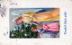 1910 ÁNGEL NAVIDAD Vintage Antiguo Tarjeta Postal CPA #PAG675.A - Engel