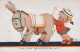 DONKEY Animals Vintage Antique Old CPA Postcard #PAA311.A - Anes