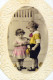 NIÑOS Retrato Vintage Tarjeta Postal CPSMPF #PKG865.A - Portraits