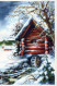 Buon Anno Natale Vintage Cartolina CPSMPF #PKG241.A - Neujahr