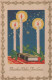 Feliz Año Navidad VELA Vintage Tarjeta Postal CPSMPF #PKG180.A - Neujahr