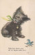 DOG Animals Vintage Postcard CPA #PKE786.A - Hunde