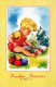 PASCUA NIÑOS HUEVO Vintage Tarjeta Postal CPA #PKE222.A - Easter