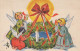 ENGEL Weihnachten Vintage Ansichtskarte Postkarte CPA #PKE135.A - Engel