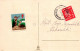 BABBO NATALE Buon Anno Natale GNOME Vintage Cartolina CPSMPF #PKD372.A - Santa Claus