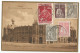 Portugal Postcard Sent To Argentina 1925 Cancel Ambulancia * Avenida - Gare - Storia Postale