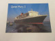 CP CARTE POSTALE BATEAU QUEEN MARY 2 ALSTOM CHANTIER St NAZAIRE - Ecrite - Paquebots