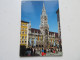 CP CARTE POSTALE ALLEMAGNE BAVIERE MUNICH MARIENPLATZ HOTEL De VILLE CARILLON    - München