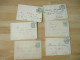 LOT DE  6 ENVELOPPE ENTIERS POSTAUX  TIMBRE BLANC RABAT BOUT POINTU MILLESIME - Standard Covers & Stamped On Demand (before 1995)