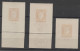 YT841, TROIS EXEMPLAIRES DIFFERENTS NEUFS** 10FR VERMILLON 1849-1949 + UNE LETTRE CIRCULE BERN SUISSE STAMPS BRIEFMARKEN - Unused Stamps