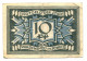 10 Pfennig 1920 WALDENBURG DEUTSCHLAND Notgeld Papiergeld Banknote #P10753 - [11] Local Banknote Issues