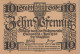 10 PFENNIG 1920 Stadt SOMMERFELD Brandenburg UNC DEUTSCHLAND Notgeld #PI589 - [11] Local Banknote Issues