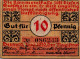 10 PFENNIG 1920 Stadt DETMOLD Lippe UNC DEUTSCHLAND Notgeld Banknote #PA434 - [11] Local Banknote Issues