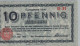 10 PFENNIG 1920 Stadt COLOGNE Rhine UNC DEUTSCHLAND Notgeld Banknote #PI612 - [11] Local Banknote Issues