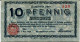10 PFENNIG 1920 Stadt COLOGNE Rhine DEUTSCHLAND Notgeld Papiergeld Banknote #PL848 - [11] Local Banknote Issues