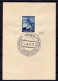 1942 2 MAR 5H  CON OTTIMA CENTRATURA  FRANCOBOLLO DI BOEMIA E MORAVIA APPLICATO SU FOGLIETTO CON BELL'ANNULLO PRAG 6 FIR - Lettres & Documents