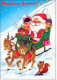 WEIHNACHTSMANN SANTA CLAUS WEIHNACHTSFERIEN Vintage Postkarte CPSM #PAJ950.DE - Santa Claus