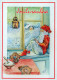 WEIHNACHTSMANN SANTA CLAUS WEIHNACHTSFERIEN Vintage Postkarte CPSM #PAK162.DE - Santa Claus