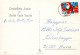 ENGEL WEIHNACHTSFERIEN Feiern & Feste Vintage Ansichtskarte Postkarte CPSM #PAH883.DE - Engel