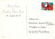 WEIHNACHTSMANN SANTA CLAUS WEIHNACHTSFERIEN Vintage Postkarte CPSM #PAJ601.DE - Kerstman