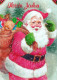 WEIHNACHTSMANN SANTA CLAUS WEIHNACHTSFERIEN Vintage Postkarte CPSM #PAJ742.DE - Santa Claus