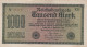 1000 MARK 1922 Stadt BERLIN DEUTSCHLAND Papiergeld Banknote #PL385 - Lokale Ausgaben