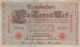 1000 MARK 1910 DEUTSCHLAND Papiergeld Banknote #PL333 - [11] Emissions Locales