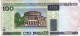 100 RUBLES 2000 BELARUS Papiergeld Banknote #PK599 - Lokale Ausgaben